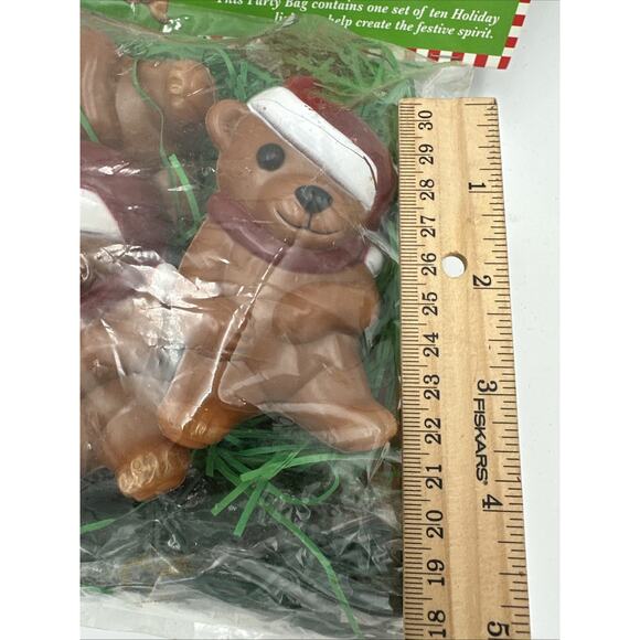 Vintage Primal Lite Christmas Bears Holiday Lights 1995 - Picture 2 of 5